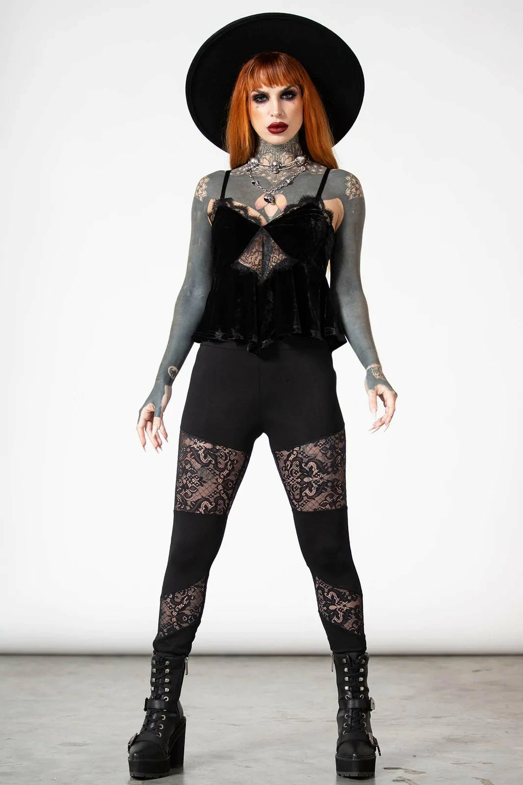 KILLSTAR Quartz Night Velvet Top 4 KILLSTAR Quartz Night Velvet Top - Image 2