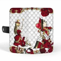 Gallery Serpentine Queen Of Hearts Alice In Wonderland Phone Wallet -AKUMU INK shop QUEENOFHEARTSPHONEWALLETPW12