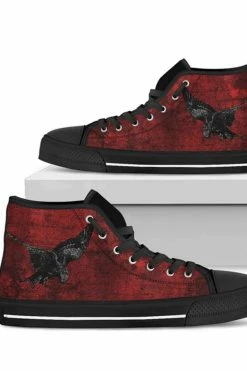 Gallery Serpentine Blood RAVEN Gothic Sneakers, FREE Shipping