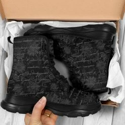 Gallery Serpentine Gothic French Script Chunky Boots, FREE Shipping 12 Gallery Serpentine Gothic French Script Chunky Boots, FREE Shipping -AKUMU INK shop REG465