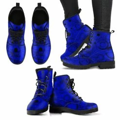 Gallery Serpentine Blue Gallifrey, Vegan Women's Boots, FREE Shipping -AKUMU INK shop REG563