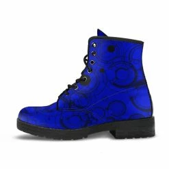 Gallery Serpentine Blue Gallifrey, Vegan Women's Boots, FREE Shipping -AKUMU INK shop REG56 04937e1f f4cb 44a7 98cf 45388a48a72b