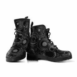 Gallery Serpentine Gallifreyan Vegan Women's Boots, FREE Shipping -AKUMU INK shop REG572