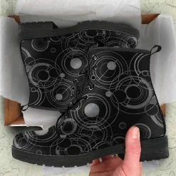 Gallery Serpentine Men's Gallifreyan Vegan Boots, FREE Shipping -AKUMU INK shop REG574 02c687f3 5ce0 434f b8c0 25d5aa1b1e94