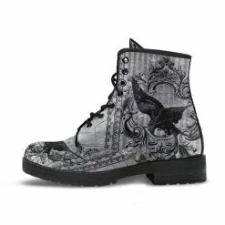 Gallery Serpentine RAVEN Gothic Grey, Vegan Men's Boots, FREE Shipping -AKUMU INK shop REG581 9d4d7d6f 2e0a 47cd 99de 2054c32cc625