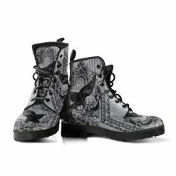 Gallery Serpentine RAVEN Gothic Grey, Vegan Men's Boots, FREE Shipping -AKUMU INK shop REG582 212b6bf5 5907 47e6 a912 bc290f2fe9d6