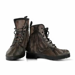 Gallery Serpentine Straight Up Kraken On Chocolate, Vegan Women's Boots, FREE Shipping -AKUMU INK shop REG65BROWNCTHULHU3 309322d4 1817 4fbf aaec 2382a01b724d