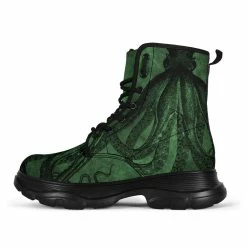 Gallery Serpentine Deep Sea Green Kraken Chunky Boots, FREE Shipping 11 Gallery Serpentine Deep Sea Green Kraken Chunky Boots, FREE Shipping -AKUMU INK shop REG69KRAKENCHUNKY