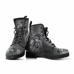 Gallery Serpentine Grey Roses, Vegan Women's Boots, FREE Shipping 10 Gallery Serpentine Grey Roses, Vegan Women's Boots, FREE Shipping -AKUMU INK shop REG73.2
