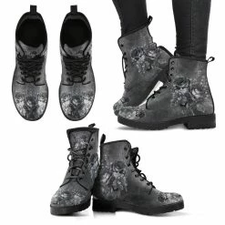 Gallery Serpentine Grey Roses, Vegan Women's Boots, FREE Shipping 13 Gallery Serpentine Grey Roses, Vegan Women's Boots, FREE Shipping -AKUMU INK shop REG73.4