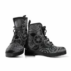 Gallery Serpentine Grey Steampunk Vegan Women's Boots, FREE Shipping 10 Gallery Serpentine Grey Steampunk Vegan Women's Boots, FREE Shipping -AKUMU INK shop REG84SteampunkGearsgrey2 d5ff17c5 6993 480e ab59 701a7dae4482