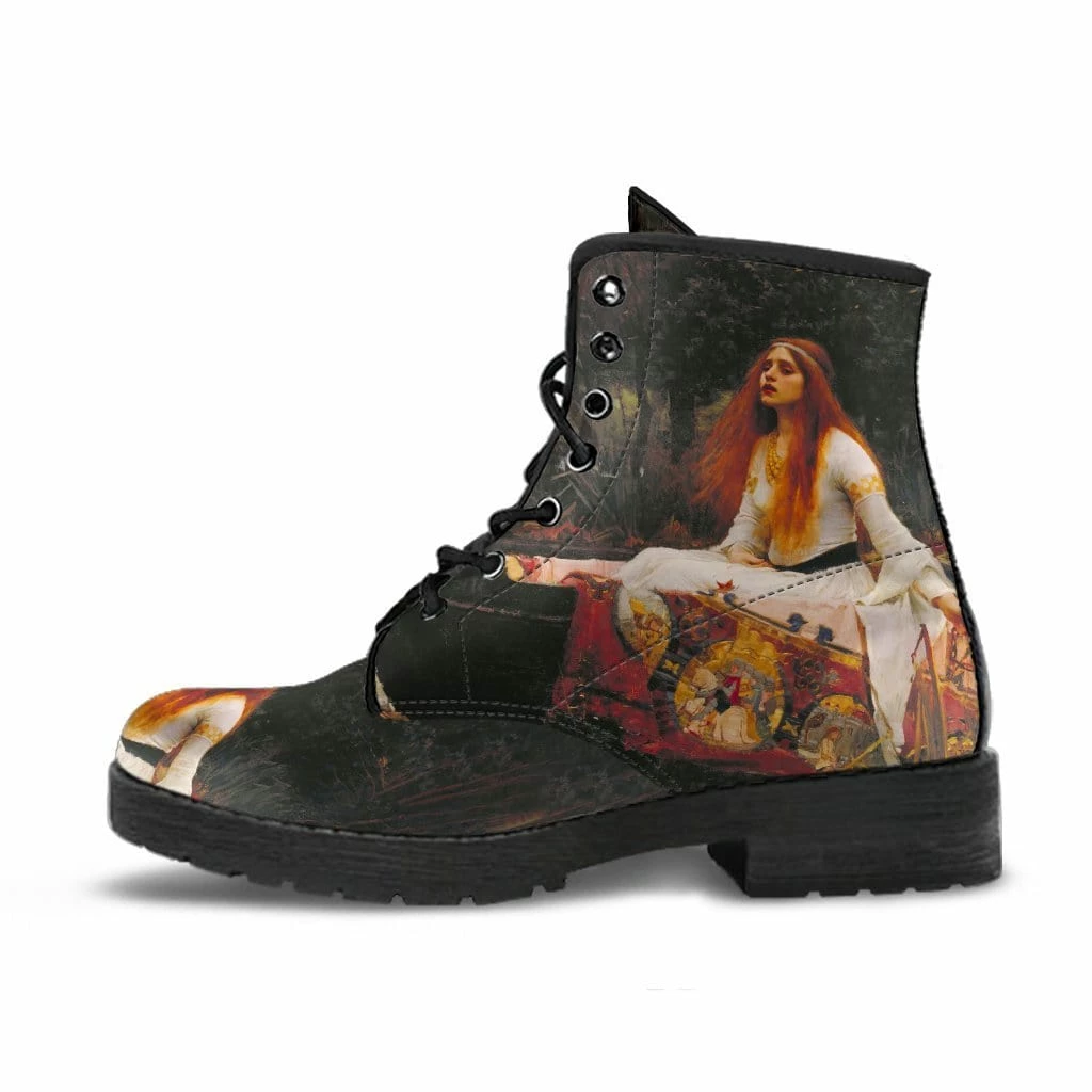 Gallery Serpentine Lady Of Shalott, Vegan Women's Boots, FREE Shipping 4 Gallery Serpentine Lady Of Shalott, Vegan Women's Boots, FREE Shipping - Image 2