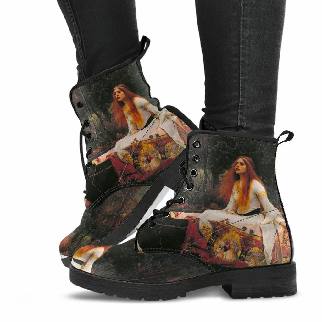 Gallery Serpentine Lady Of Shalott, Vegan Women's Boots, FREE Shipping 5 Gallery Serpentine Lady Of Shalott, Vegan Women's Boots, FREE Shipping - Image 3