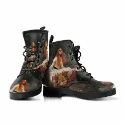 Gallery Serpentine Lady Of Shalott, Vegan Women's Boots, FREE Shipping 11 Gallery Serpentine Lady Of Shalott, Vegan Women's Boots, FREE Shipping -AKUMU INK shop REG91LADYOFSHALOTT2