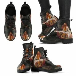 Gallery Serpentine Lady Of Shalott, Vegan Women's Boots, FREE Shipping 12 Gallery Serpentine Lady Of Shalott, Vegan Women's Boots, FREE Shipping -AKUMU INK shop REG91LADYOFSHALOTT3