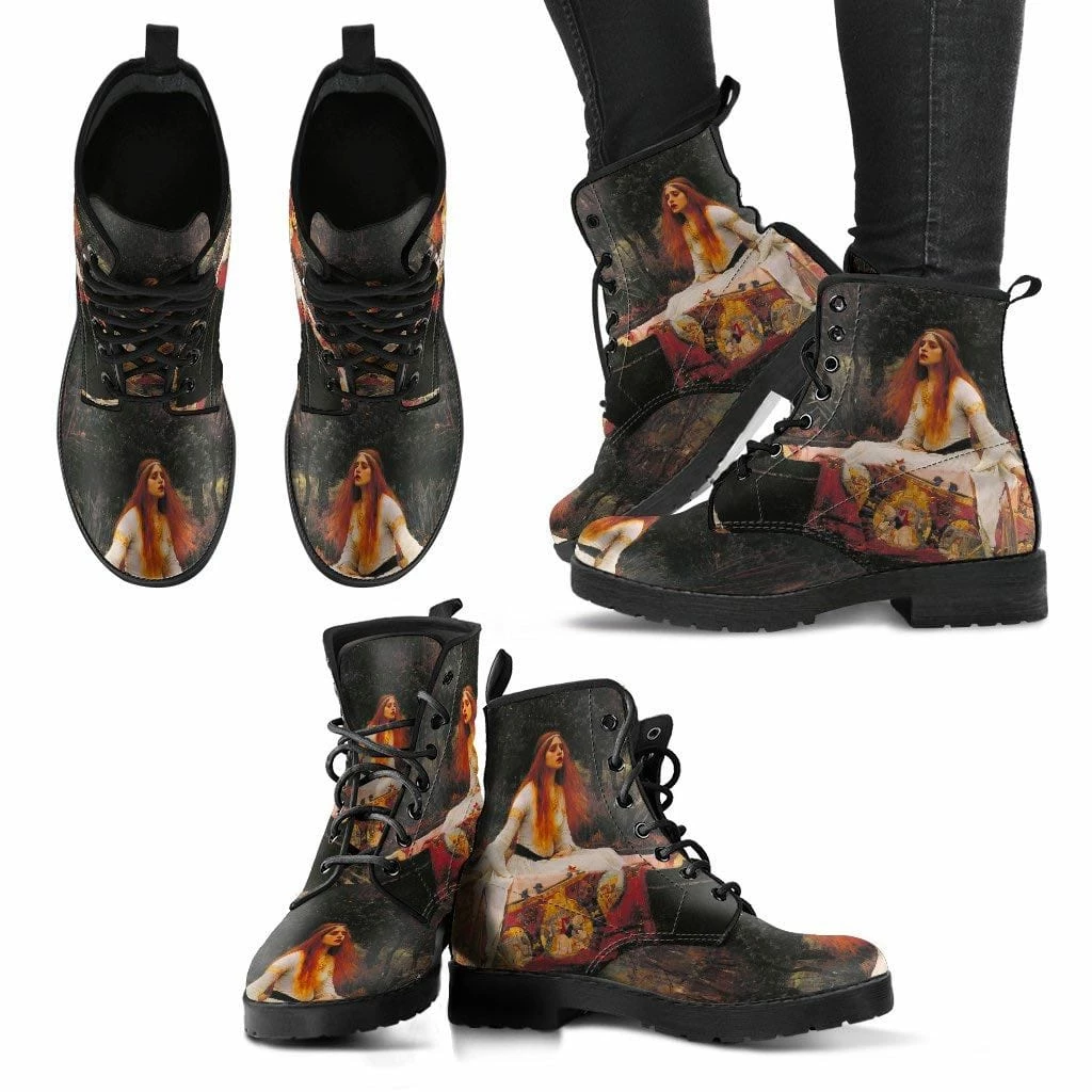 Gallery Serpentine Lady Of Shalott, Vegan Women's Boots, FREE Shipping 7 Gallery Serpentine Lady Of Shalott, Vegan Women's Boots, FREE Shipping - Image 5