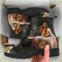Gallery Serpentine Lady Of Shalott, Vegan Women's Boots, FREE Shipping 13 Gallery Serpentine Lady Of Shalott, Vegan Women's Boots, FREE Shipping -AKUMU INK shop REG91LADYOFSHALOTT4