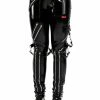 Tripp NYC Vinyl PVC Rage Pants 1 Tripp NYC Vinyl PVC Rage Pants -AKUMU INK shop RJ4419 BLK F