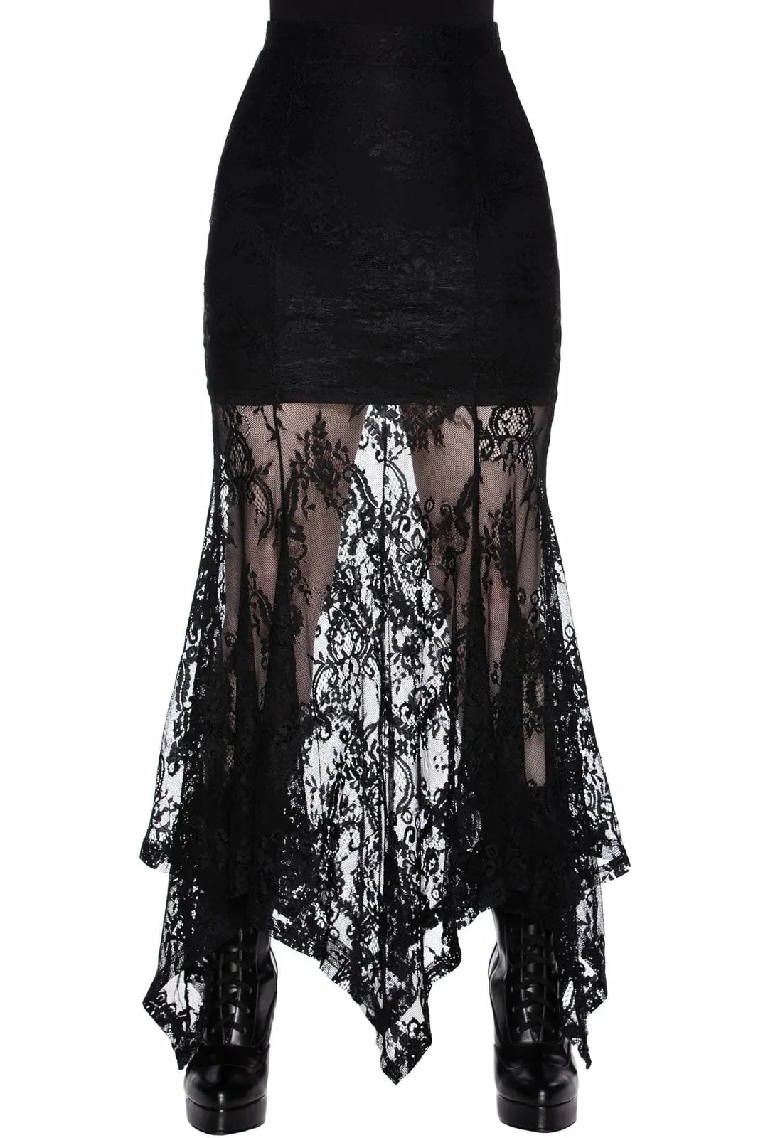 KILLSTAR Rosa Lace Maxi Skirt 6 KILLSTAR Rosa Lace Maxi Skirt - Image 4