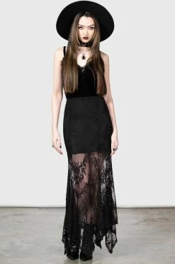 KILLSTAR Rosa Lace Maxi Skirt