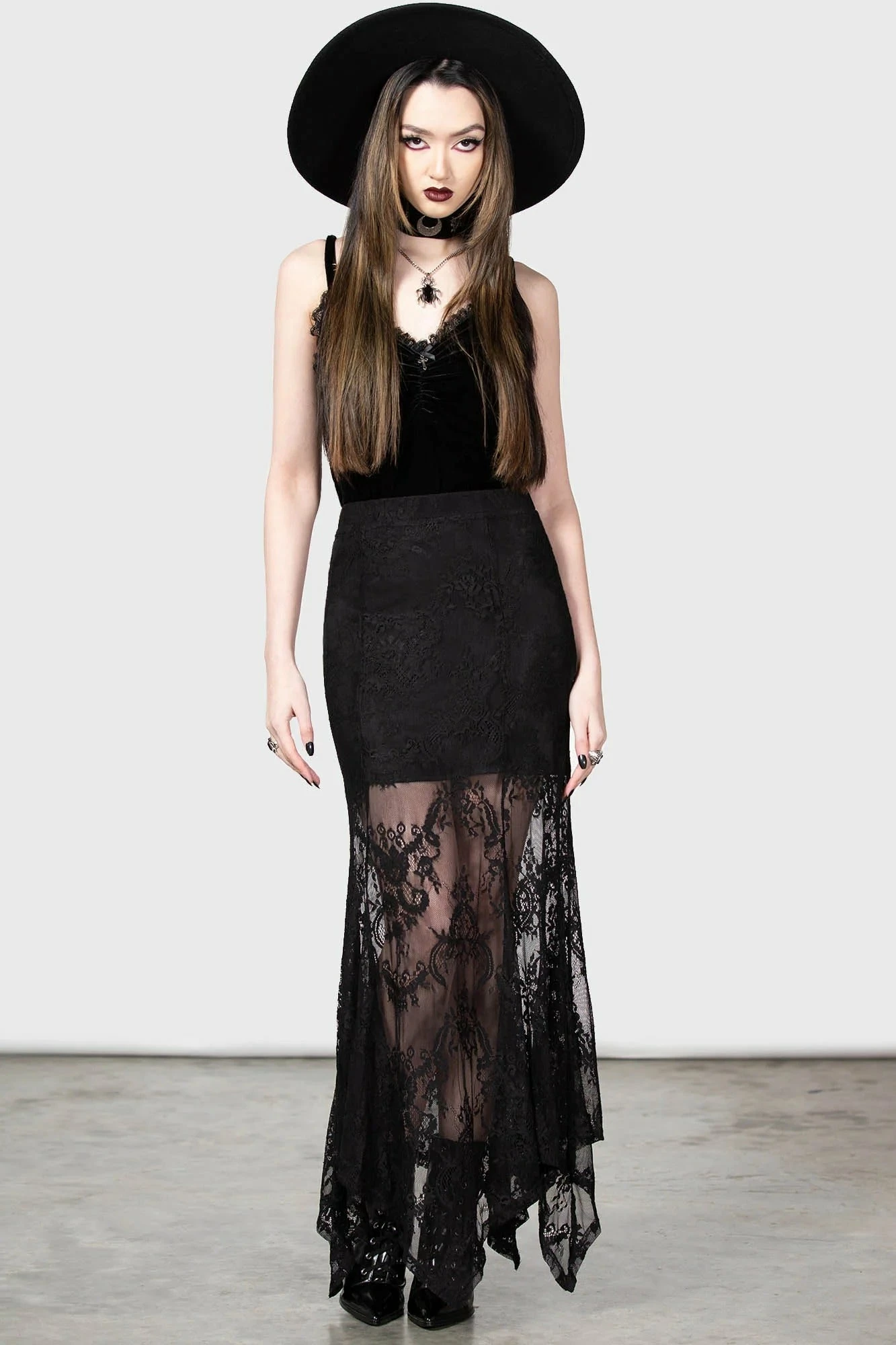 KILLSTAR Rosa Lace Maxi Skirt 3 KILLSTAR Rosa Lace Maxi Skirt
