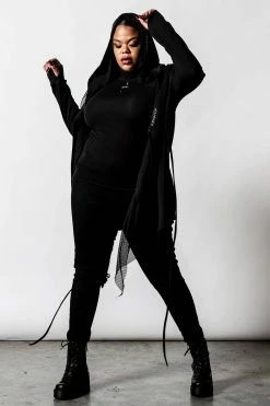 KILLSTAR Ruination Hooded Cardigan -AKUMU INK shop RUINATION HOODED CARDIGAN PLUS A x1600copy