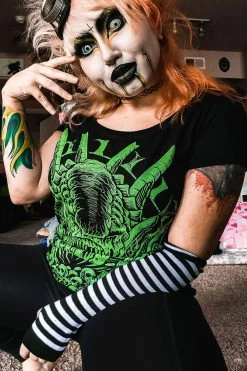 VampireFreaks Aliens Exist Tee [Multiple Styles Available] -AKUMU INK shop Raver Alien T Shirt