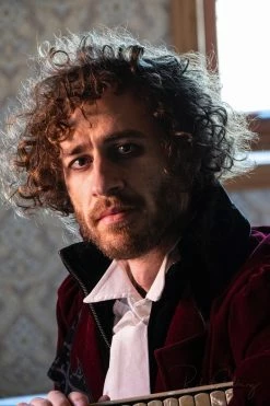 DEVIL FASHION Gothic Victorian Tailcoat -AKUMU INK shop RobertShelbergupcloseonSeatonwearingthegothicvictoriantailcoat