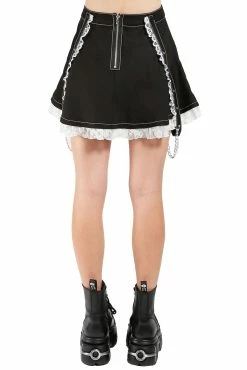 Tripp NYC Lolita Suspender Skirt [Black/White] -AKUMU INK shop SB4049 BLKWHT B 1000x 214f7242 9bc7 4977 9d56 780068d9c362