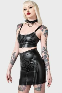 KILLSTAR Skellington Skirt -AKUMU INK shop SKELLINGTON SKIRT W D x1600 2d2424d1 5b12 490c 9443 3c48c55b6f42