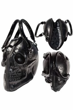 Kreepsville Skull Collection Handbag [BLACK]