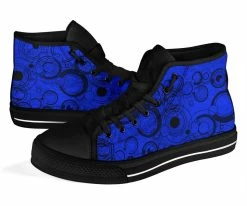 Gallery Serpentine Blue Gallifrey, Men's Hi Tops, FREE Shipping -AKUMU INK shop SN2DoctorWhoGallifreyanBlueHiTopSneaker2 0617c482 3370 42f2 afaa 9bf08660ab3c
