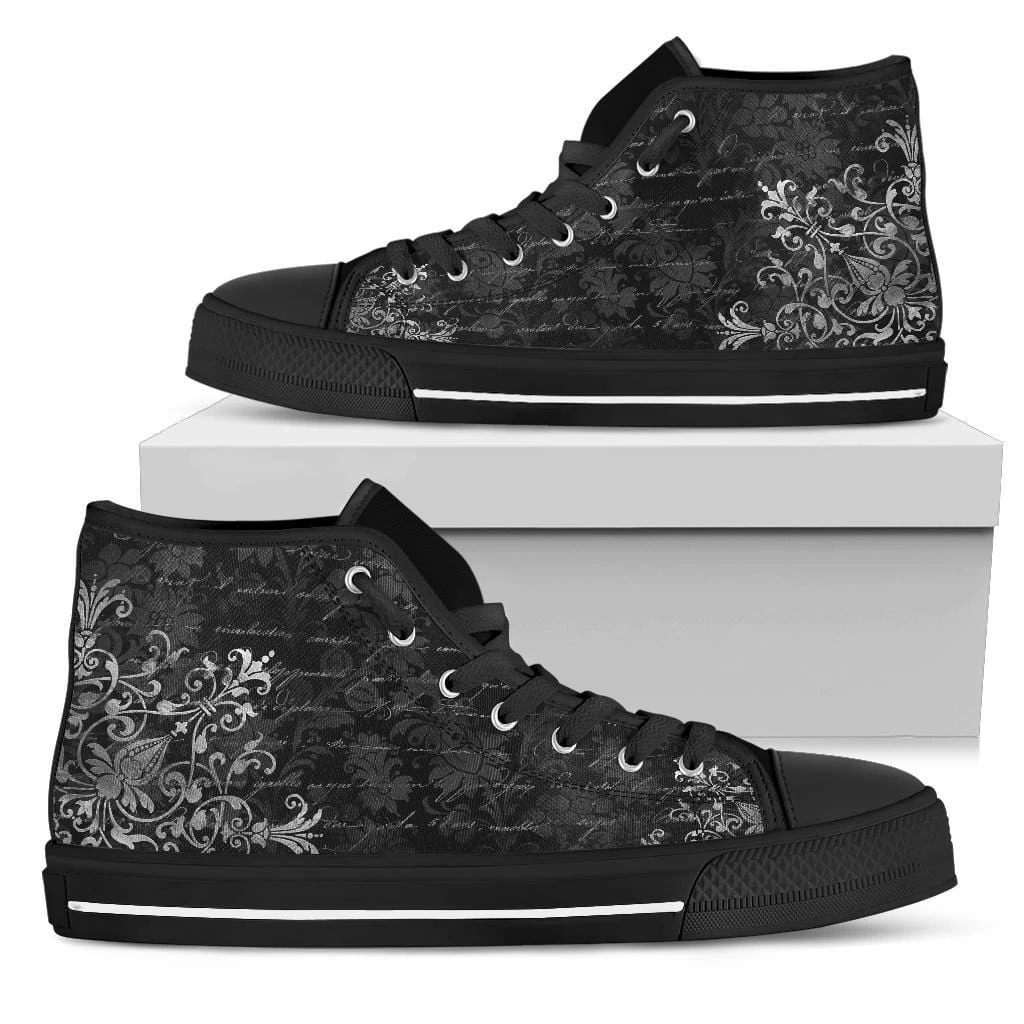 Gallery Serpentine Ghost Writer Men's Hi Tops, FREE Shipping 5 Gallery Serpentine Ghost Writer Men's Hi Tops, FREE Shipping - Image 3