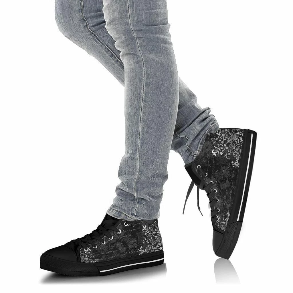 Gallery Serpentine Ghost Writer Women's Hi Tops, FREE Shipping 4 Gallery Serpentine Ghost Writer Women's Hi Tops, FREE Shipping - Image 2