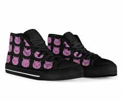 Gallery Serpentine Cat Emoji Hi Tops, FREE Shipping -AKUMU INK shop SN71
