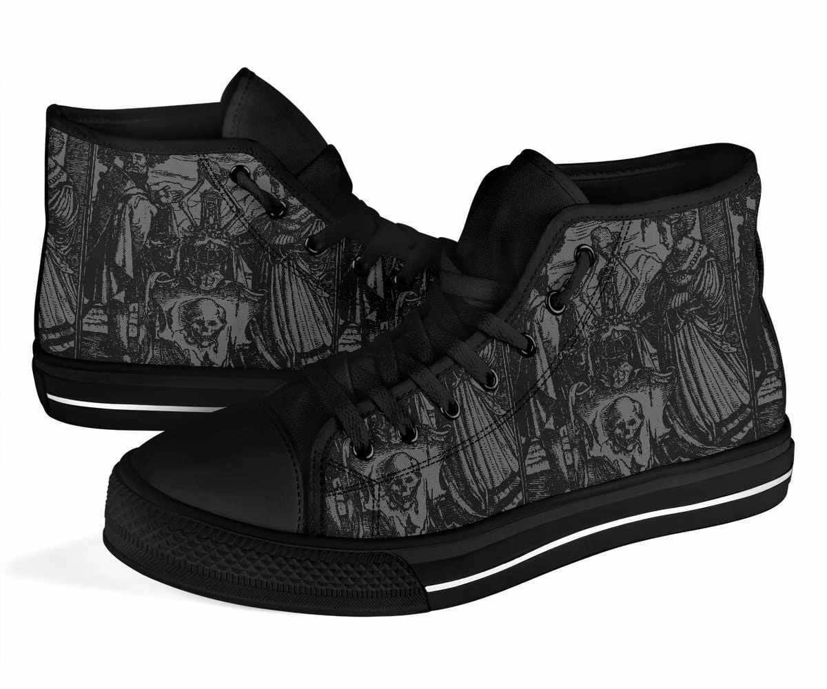 Gallery Serpentine Dance Of Death, Women's Hi Tops, FREE Shipping 5 Gallery Serpentine Dance Of Death, Women's Hi Tops, FREE Shipping - Image 3