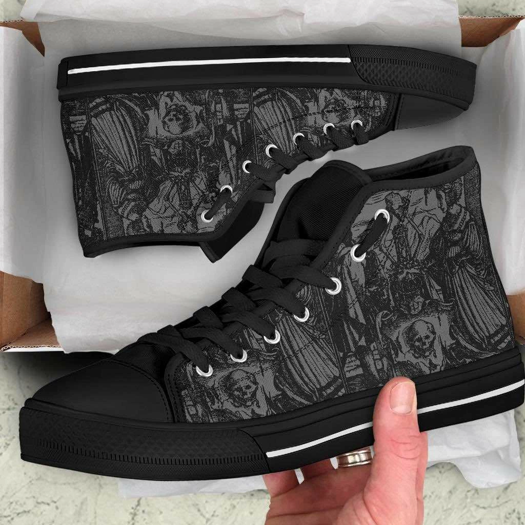 Gallery Serpentine Dance Of Death, Women's Hi Tops, FREE Shipping 4 Gallery Serpentine Dance Of Death, Women's Hi Tops, FREE Shipping - Image 2
