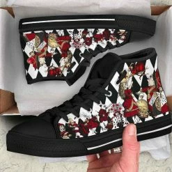 Gallery Serpentine Queen Of Hearts, Women's Sneakers, FREE Shipping -AKUMU INK shop SNH5QOHSNEAKERS5