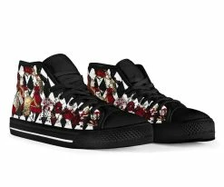 Gallery Serpentine Queen Of Hearts, Women's Sneakers, FREE Shipping -AKUMU INK shop SNH5QUEENOFHEARTSSNEAKERS1