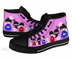 Gallery Serpentine Kawaii Ninja Women's High Top Sneakers, FREE Shipping -AKUMU INK shop SNPKN12