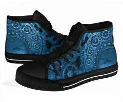 Gallery Serpentine Blue Steampunk Clockwork, Men's High Top Sneakers, FREE Shipping -AKUMU INK shop SNSTEAM22 977efc2a 6537 49dc 848b 3d9d61f6a5bf