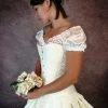 Gallery Serpentine Ivory Majestica Wedding Gown -AKUMU INK shop Satin chemise 1