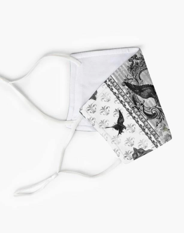 Gallery Serpentine Raven Gothic -Mask 5 Gallery Serpentine Raven Gothic -Mask - Image 3