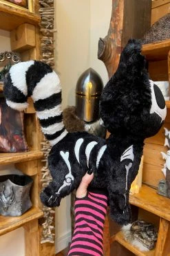 VampireFreaks Skelekitty Plush Toy [Deluxe] -AKUMU INK shop Skeleton Cat Plush