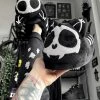 VampireFreaks Skelekitty Slippers -AKUMU INK shop Skeleton mens Slippers