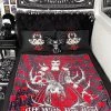 VampireFreaks Queen Of Hearts Throw Blanket 1 VampireFreaks Queen Of Hearts Throw Blanket -AKUMU INK shop Spooky Blanket