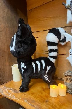 VampireFreaks Skelekitty Plush Toy [Deluxe] -AKUMU INK shop Spooky Cat Toy