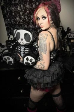 VampireFreaks Grumpy Bones Bear -AKUMU INK shop Spooky Toy