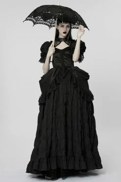 PUNK RAVE Deathling Vintage Goth Parasol