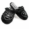 SOURPUSS Furry Bat Slippers 2 SOURPUSS Furry Bat Slippers -AKUMU INK shop Striped Emo SLippers